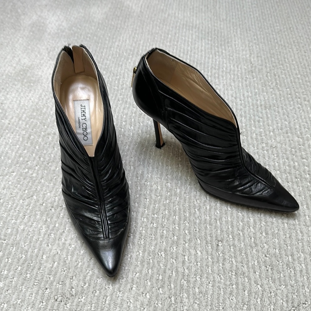 Jimmy choo black booties